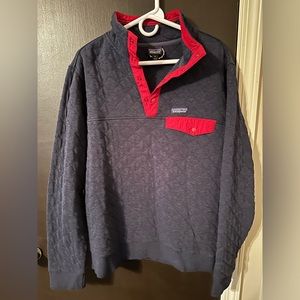 Patagonia quilted snap-T 1/4 zip pullover